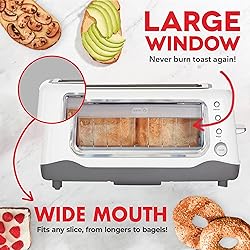 DASH Clear View Toaster - Compact Design with 7