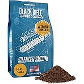 Black Rifle Coffee Company Silencer Smooth, 12oz Bag, Ground Coffee Light Roast - Roasted Blend Made from Arabica Beans - Colombian & Brazilian Beans - Veteran Founded & American Made