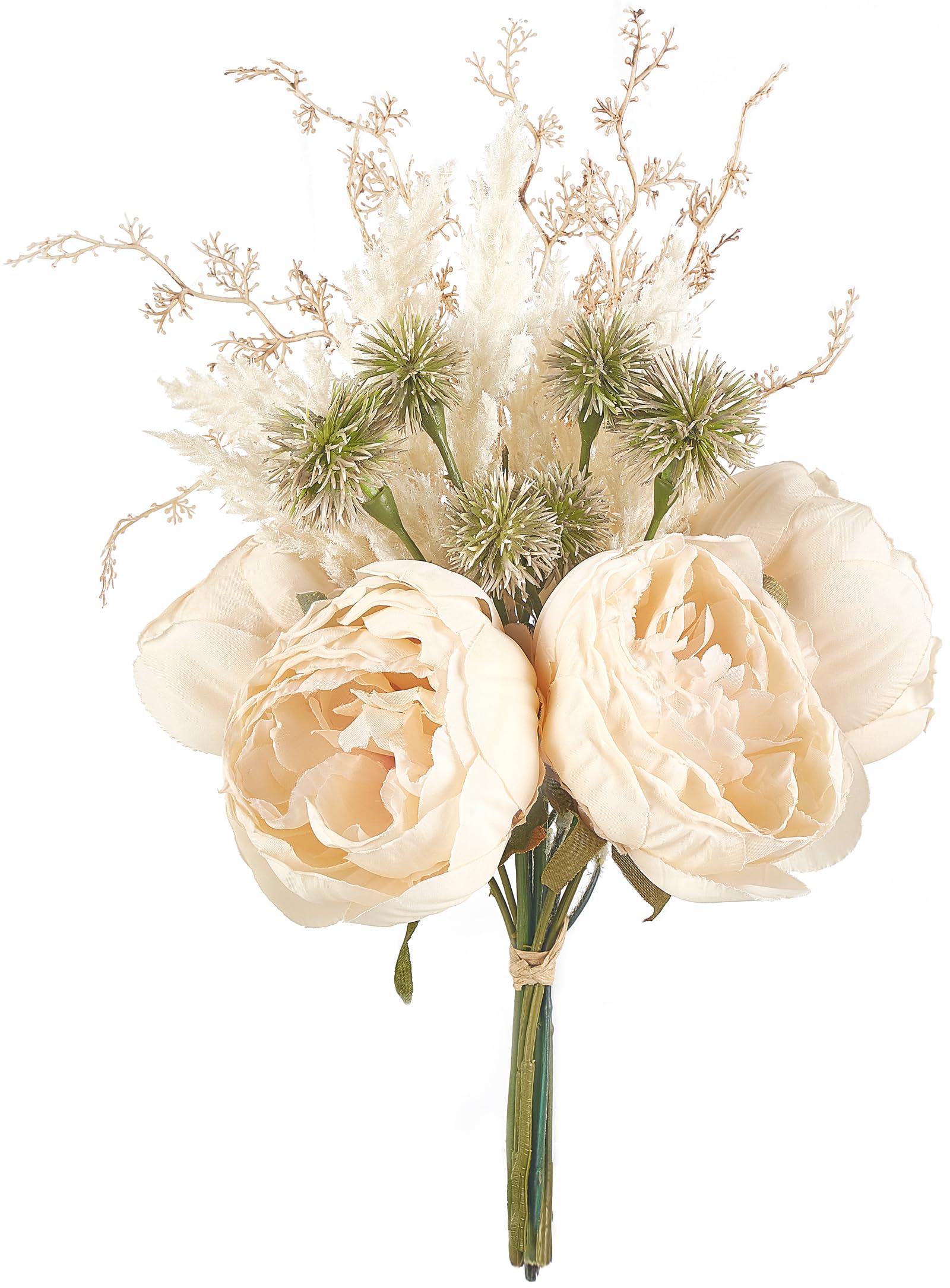 Dahey Peonies Artificial Flowers Bouquet Fake Flower Arrangement Silk