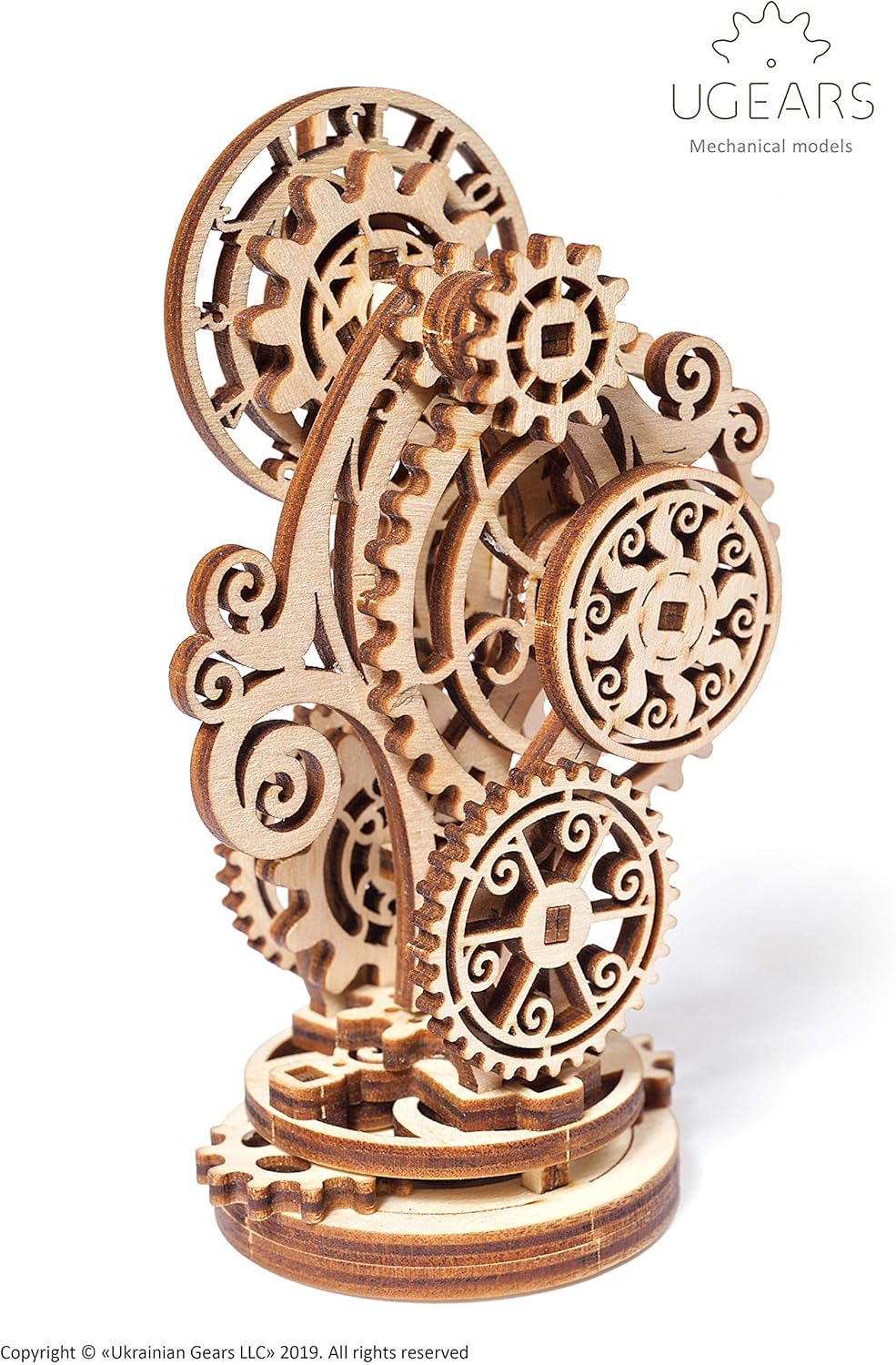 ugears pendulum clock