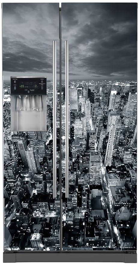 StickersNews Pegatina Nevera Americano York, Fond Transparent, 100 ...