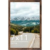 Amazon.com - QOTIB 7x11 Picture Frame Black for Wall Mounting or ...