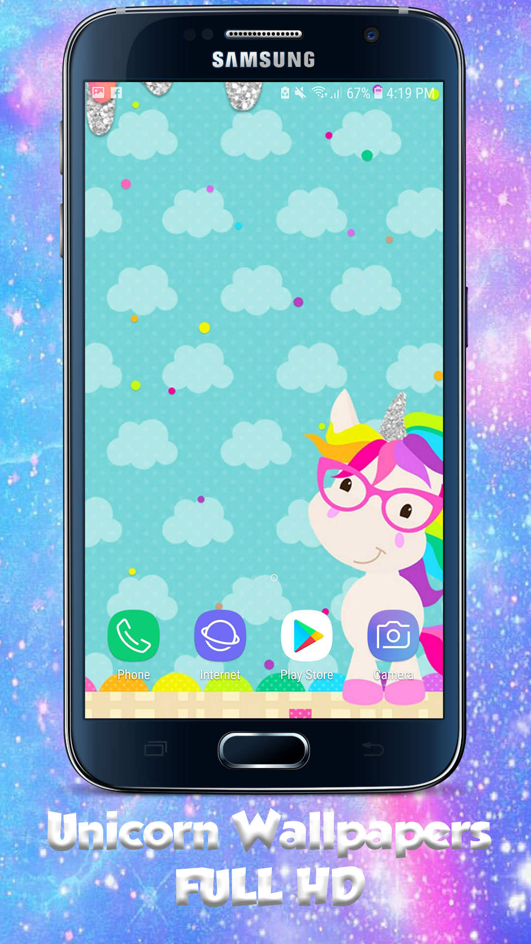 Amazing Kawaii Cute Unicorn Wallpaper - cute backgrounds - Thumbnail 6