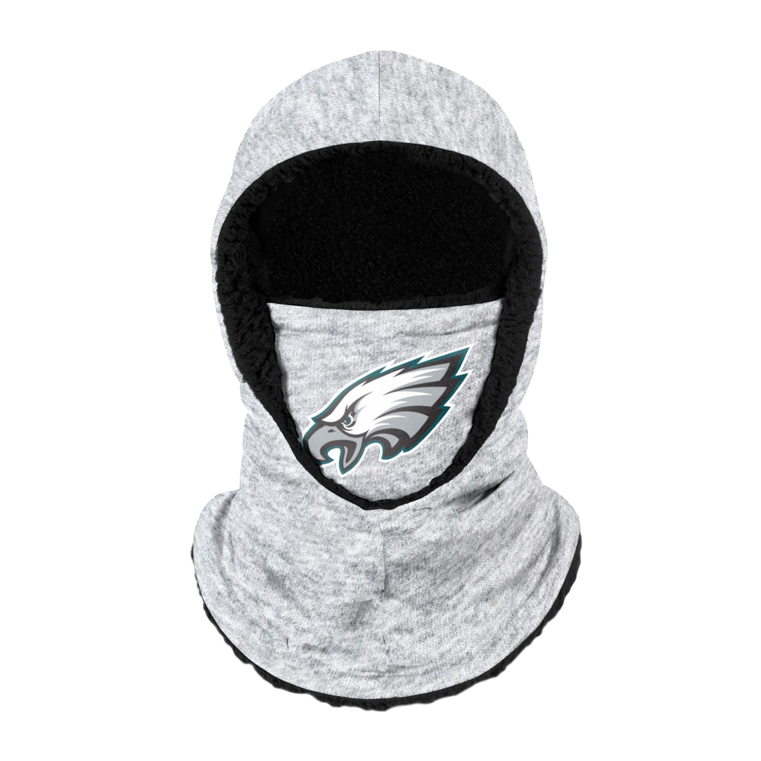 FOCO Philadelphia Eagles NFL Heather Grey Big Logo Hooded Gaiter Image