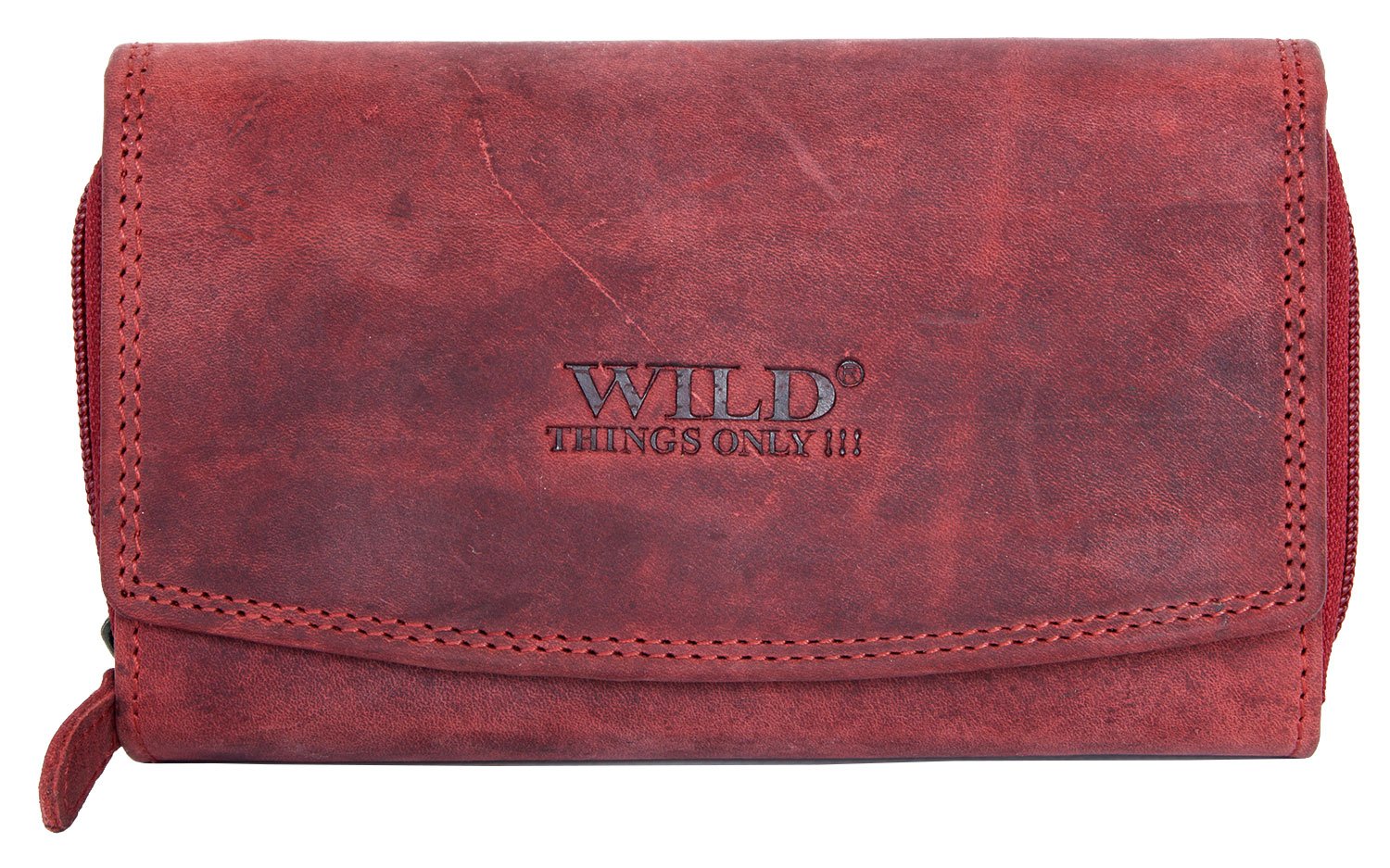 Wild Things Only Women's Red Genuine Leather Wallet