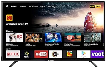 Kodak 140 cm (55 inches) 4K Ultra HD Smart LED TV 55UHDXSMART (Black)