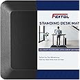 FEATOL Anti Fatigue Mat for Standing, 9/10 Extra Thick Ergonomic Standing Desk Mat, Comfort Memory Foam Standing Mat at Home,