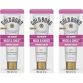 Gold Bond Age Renew Neck & Chest Firming Age Renew Cream, 2 oz., Clinically Tested Skin Firming Cream, Pack of 3