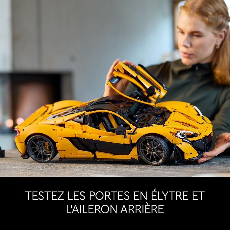 Technic McLaren P1 - Kit Maquette Hypercar pour Adultes - Idée Cadeau pour Les Passionnés de Voitures - Objet Collector à Échelle Réduite - Réplique de Voiture de Course 42172 — photo 4 sur 8