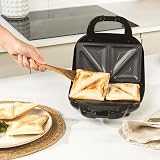 Salter Handbag Toastie Maker 750W Deep Fill Non-Stick 2 Sandwiches view 3