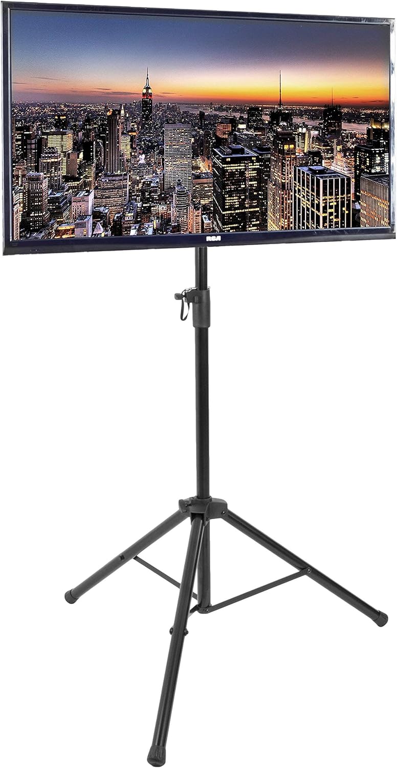 Best Vivo Universal Lcd Flat Screen Tv Table Top Vesa Mount Stand Black