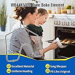 WB44K5018 Range Oven Bake Element Compatible with