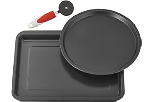 Ballarini Cookin'Italy Pizza Pan Set with Pizza Cutter, Non-Stick, Made in Italy