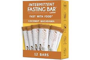 Prolon Fast Bars | Keto, Gluten Free, Dairy Free, Plant Based Protein, Intermittent Fasting Bars | Developed to Not Break Your Fast | Coconut Macadamia Nut, 12 Ct