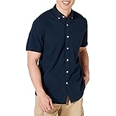 Amazon Essentials Oxford Shirts for Men - Regular-Fit, Short-Sleeve