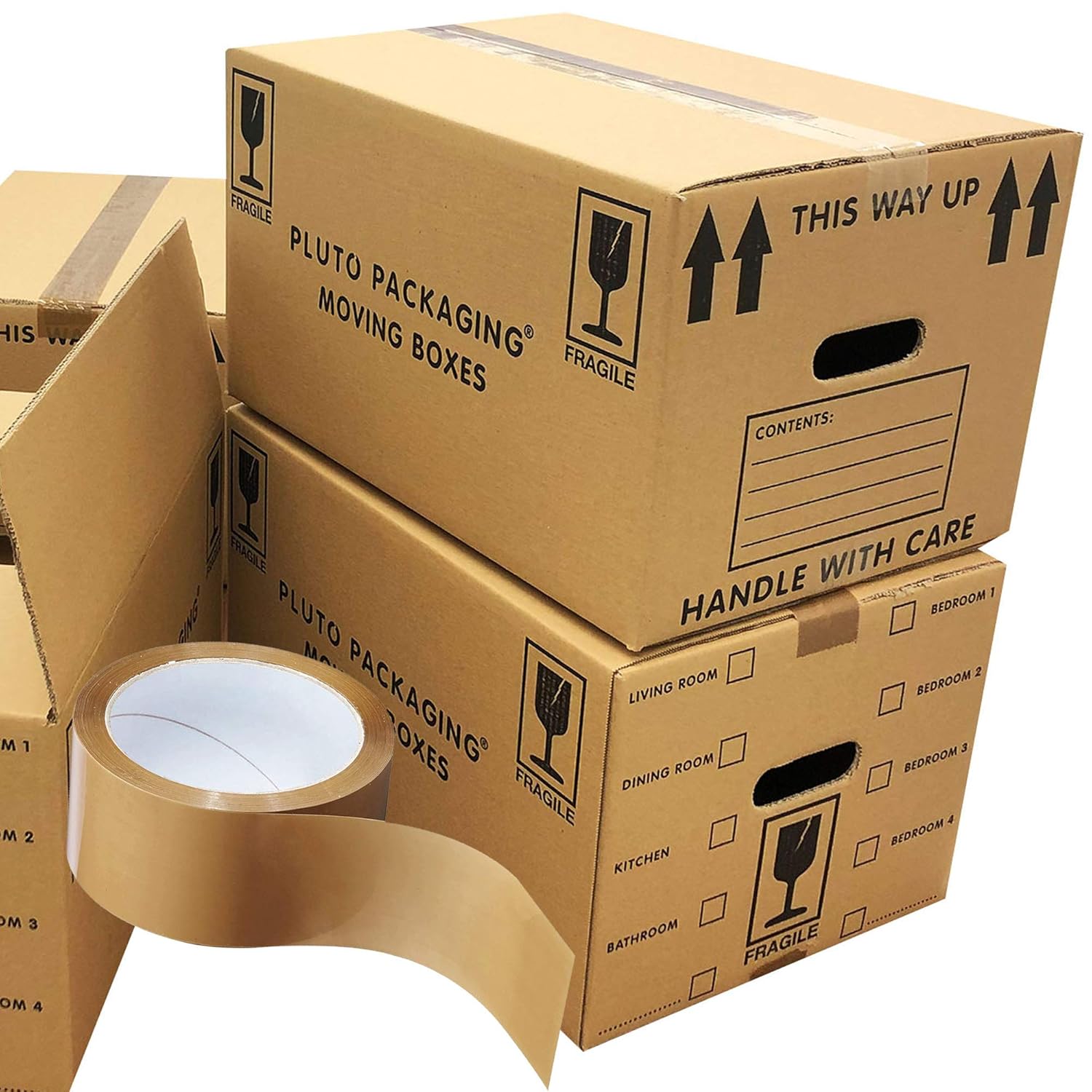 20 Strong Cardboard Boxes 47cm x 31.5cm x 25cm 44 litres Packing
