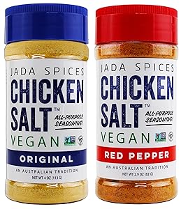 Chicken Salt - Vegan, NO MSG, Gluten Free, Australia's #1 All-Purpose Seasoning (Red Pepper, Original)