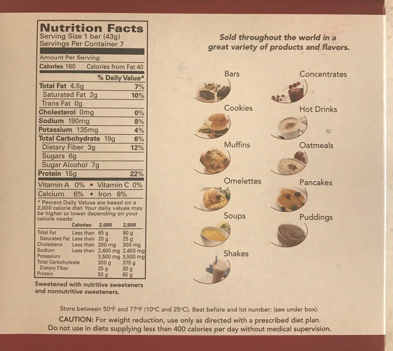 ProtiDIET Delicious Protein Bar | Nutritious Low Fat & Carb Snack With High Vitamins & Minerals | | Healthy & Energizing Small Meal | Assists In Weight Loss (Old Fashion Strawberry & Peanut)