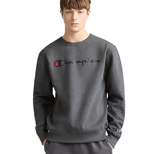 Champion Men's Sweatshirt, Fleece Midweight Crewneck Sweatshirt Or  Big Tall) in Kuwait Whizz Active Sweatshirts