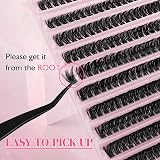 Sixstarhair Sixstarhair Individual Lashes 80D DIY Volume Cluster 8-16mm view 6
