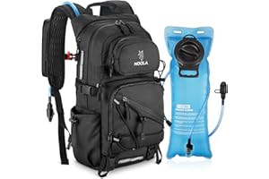 NOOLA Hydration Backpack with 3L Water Bladder, 22L Water Backpack for Hiking Cycling Running Biking, Lightweight Hiking Pack