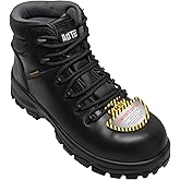 Ad Tec Women's 6" Waterproof Cap Toe Work Boot Black