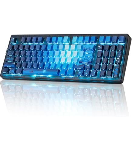 サト　k Amazon.com: ZORNHER ZH980 Mechanical Keyboard Wireless,95% Creamy