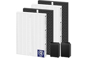 Pulluty 5510 5520 HEPA Air Purifier Filter Q Replacement for Winix 5510 5520 Plasmawave Air Purifier H13 True HEPA Carbon Filter,# 1712-0123-00,2 Set