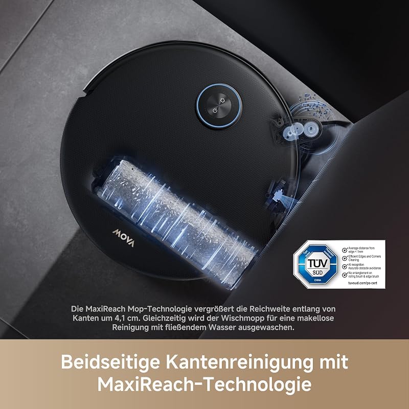 Z60 Ultra Roller Complete, HydroForce-Wischen, AutoShield-Tech Schwarz