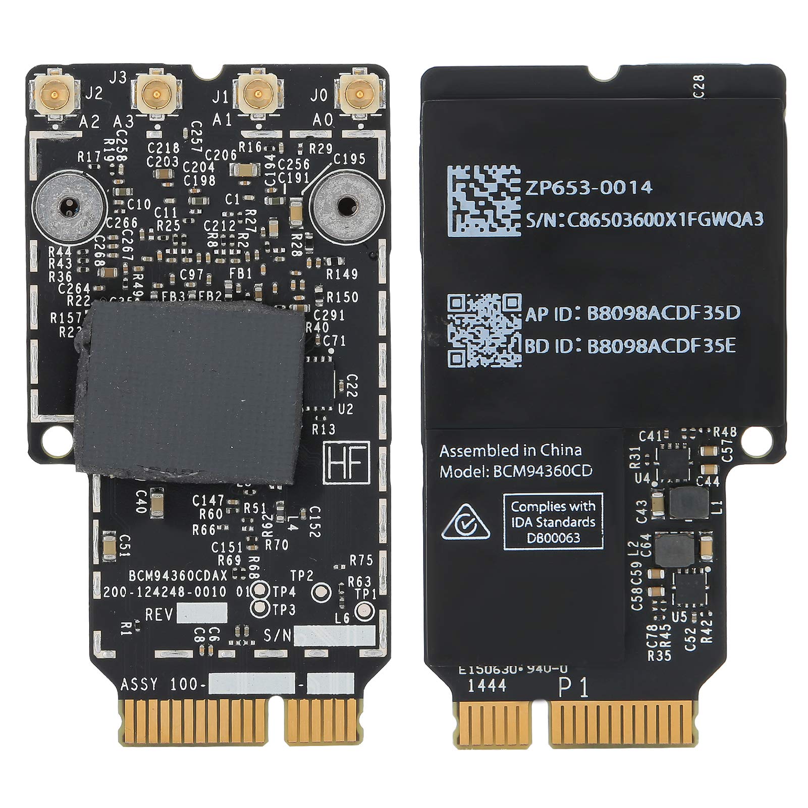 BCM94360CD 802.11ac Wireless Network Card, BT4.0 PCIe Network Card, Bluetooth Wireless Wifi Card Module for IOS 27" Laptop