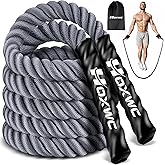 HOXWC Jump Rope, Weighted Jump Rope for Fitness, Heavy Skipping Ropes for Men Women Kids, Home Gym Workout Equipment Set, Sui