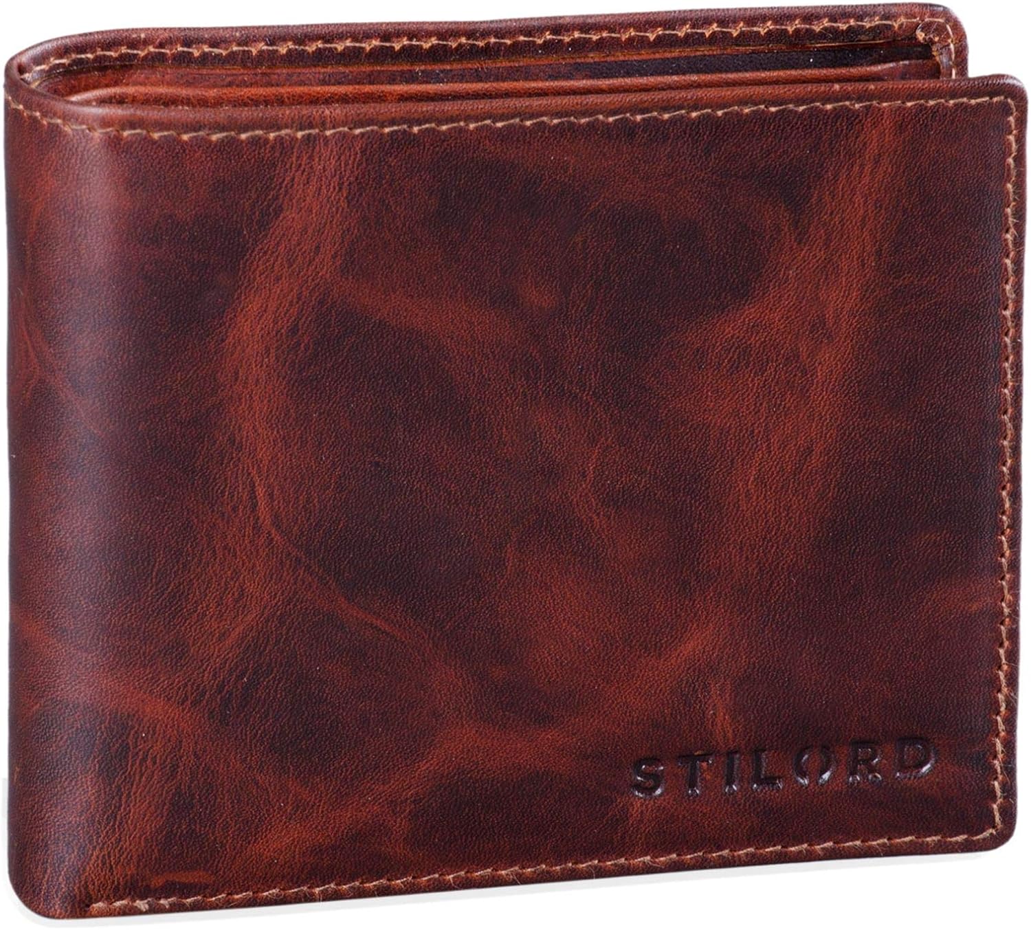 STILORD "Guillermo" Leather Wallet with RFID Blocker with Credit Card Holder and Coin Pocket Gift Box Vintage Design Colour:Milano - Image 4