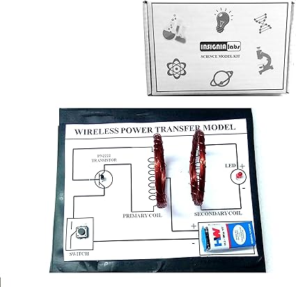 INSIGNIA LABS - Wireless Power Transfer/Transmission Science Model Kit | School Project Kit