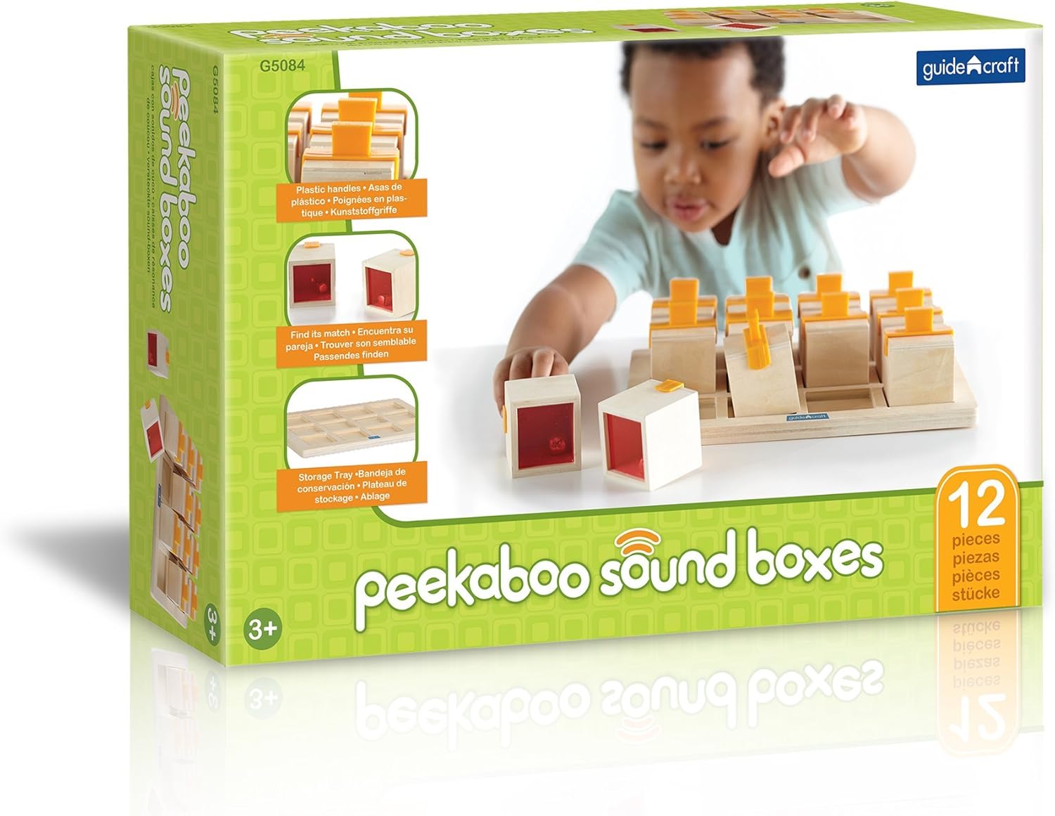 Guidecraft- Peekaboo Cajas Sonido (1): Amazon.es: Juguetes y juegos