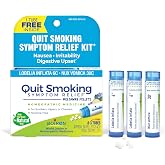 Boiron Quit Smoking Relief Kit for Nicotine Symptoms from Smoking, Vaping, or Chewing &acirc;&euro;&ldquo; Nausea, Irritability, &amp; Upset Stomach &acirc;&euro;&ldquo; Non-Drowsy &amp; Nicotine-Free &acirc;&euro;&ldquo; 3 Count (240 Pellets)