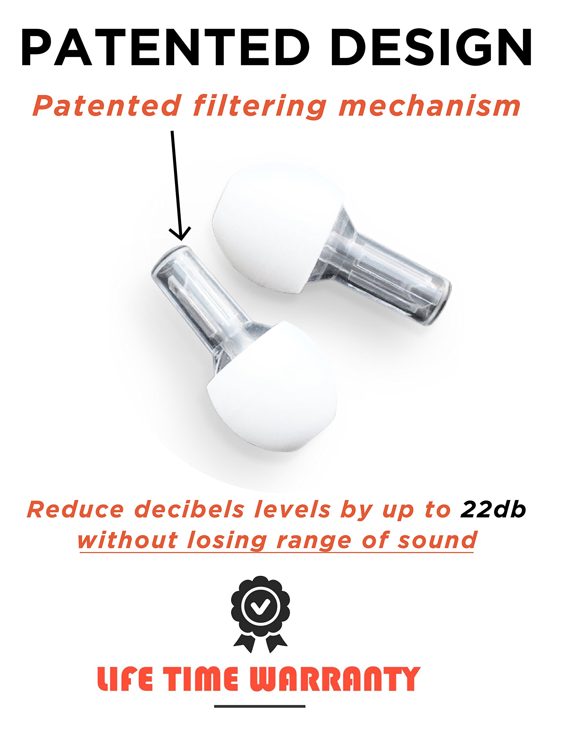 Vibes High Fidelity Concert Earplugs Hearing Protection Ear Plugs