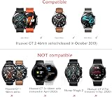 sciuU 2PK TPU Case for Huawei Watch GT 2 46mm 2019 Screen Protector Soft Cover view 6
