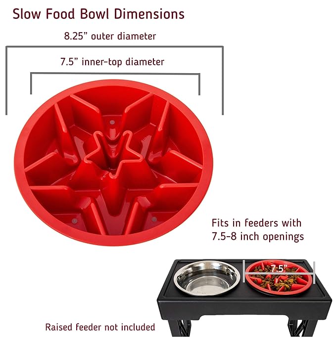 Leashboss Camping Feeder Outdoor Elevated Dog Bowls 10 5 Travel