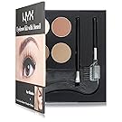 NYX Professional Makeup Eyebrow Kit With Stencil Set, Blondes  0.7 Oz
