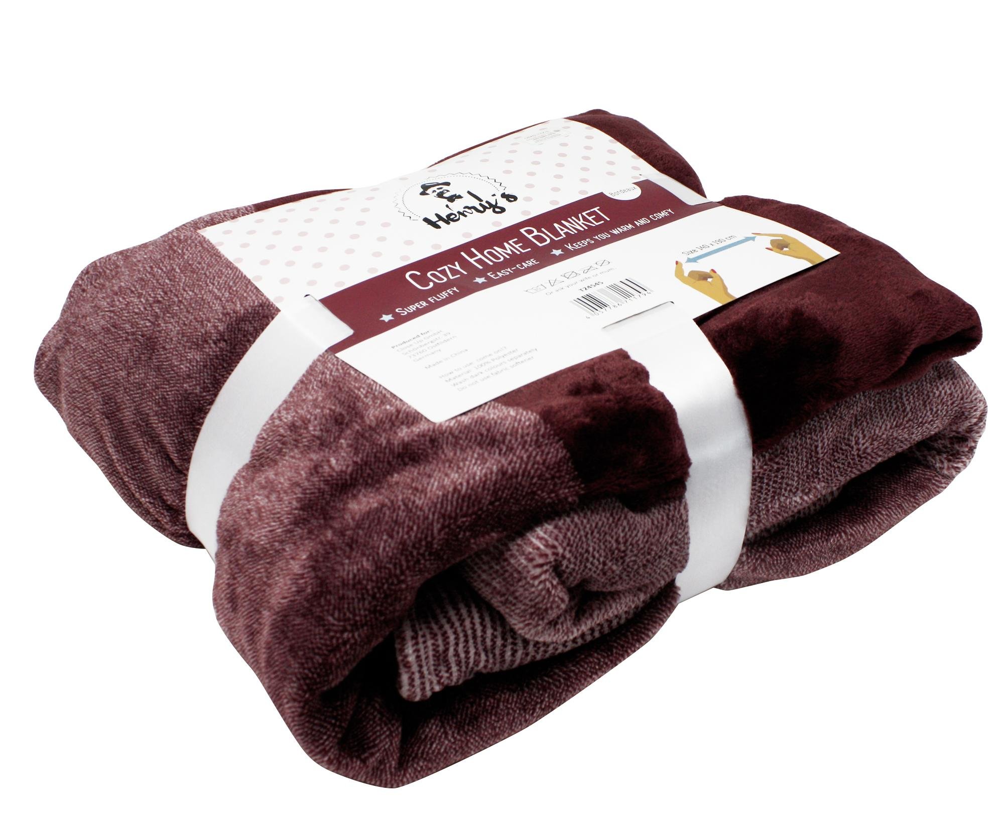 Close Up Henry's House Blanket, 140x190cm