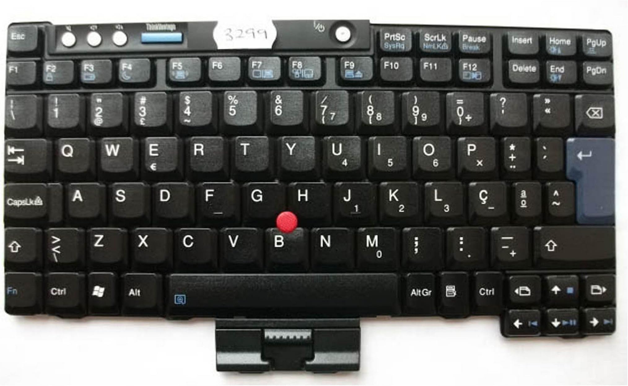 IBM/Lenovo ThinkPad Portuguese Replacement Keyboard By MicroSpareParts ref MSPK42TX6023 OEM 39T7279, 42T3084, 42T3481, 42T3545