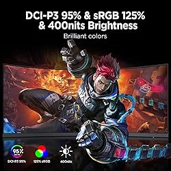 KOORUI 34-inch Ultrawide Curved WQHD 3440×1440