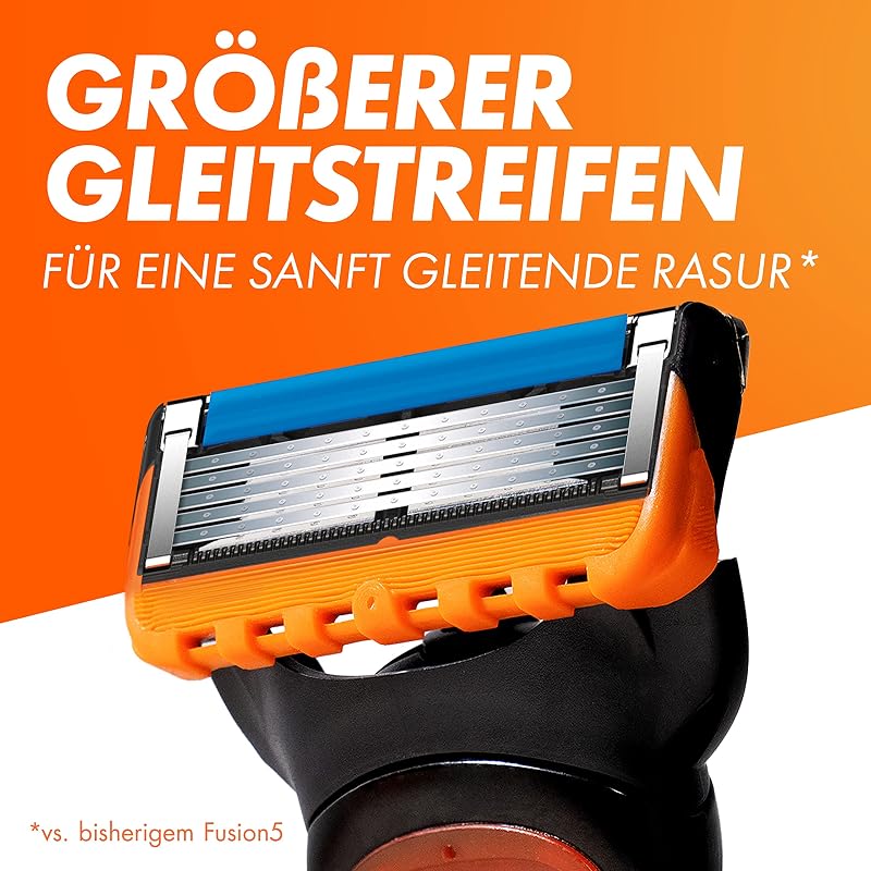 Fusion 5 Rasierer Herren, Metall, Schwarz