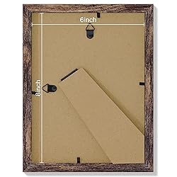 Vittanly 6x8 Picture Frame, Display Pictures 4x6