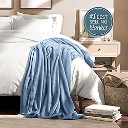 Bare Home Fleece Blanket - Full/Queen - Ultra-Soft