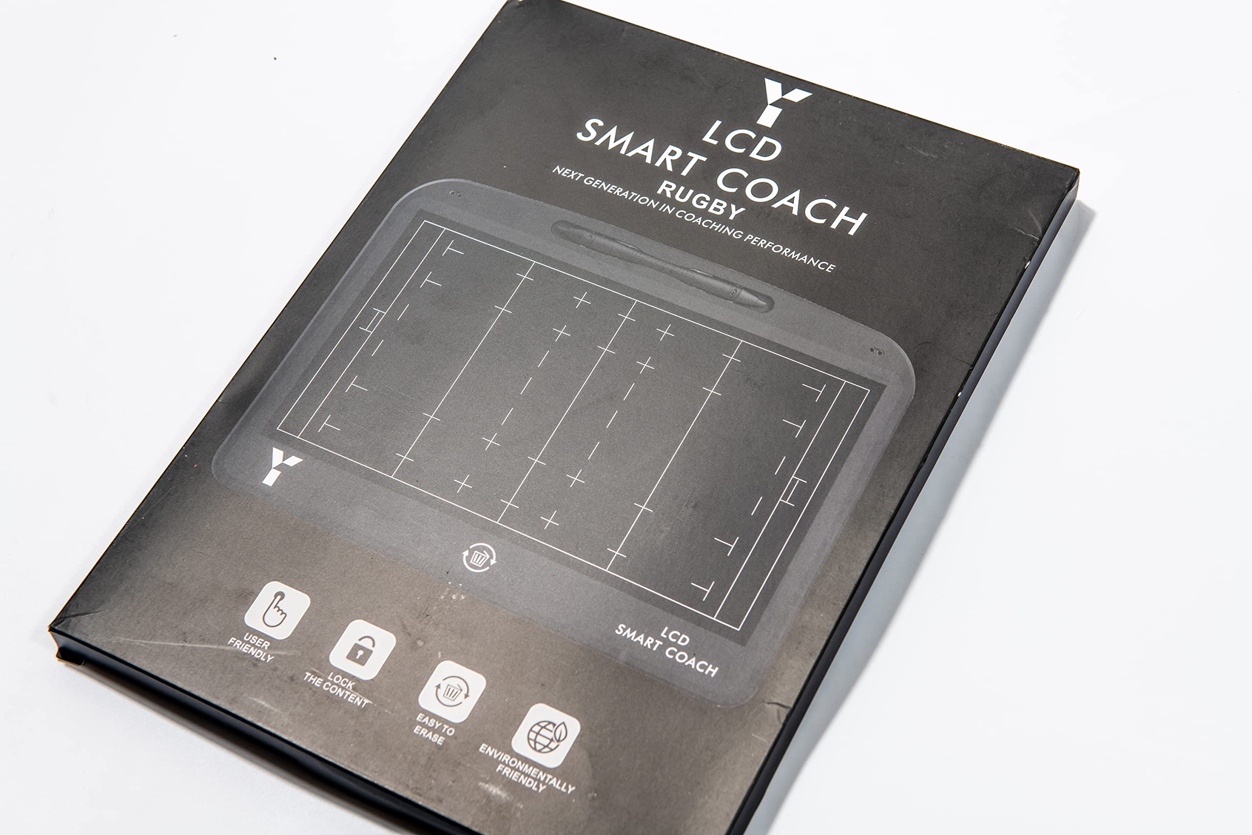 Y1 Sport, LCD Rugby Coaching Board, Training Equipment for Boys, Girls Training Equipment, Rugby Coaching