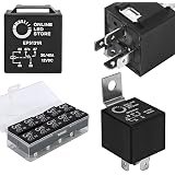 Irhapsody 12V 80/60A Waterproof 5-Pin SPDT Automotive Relay