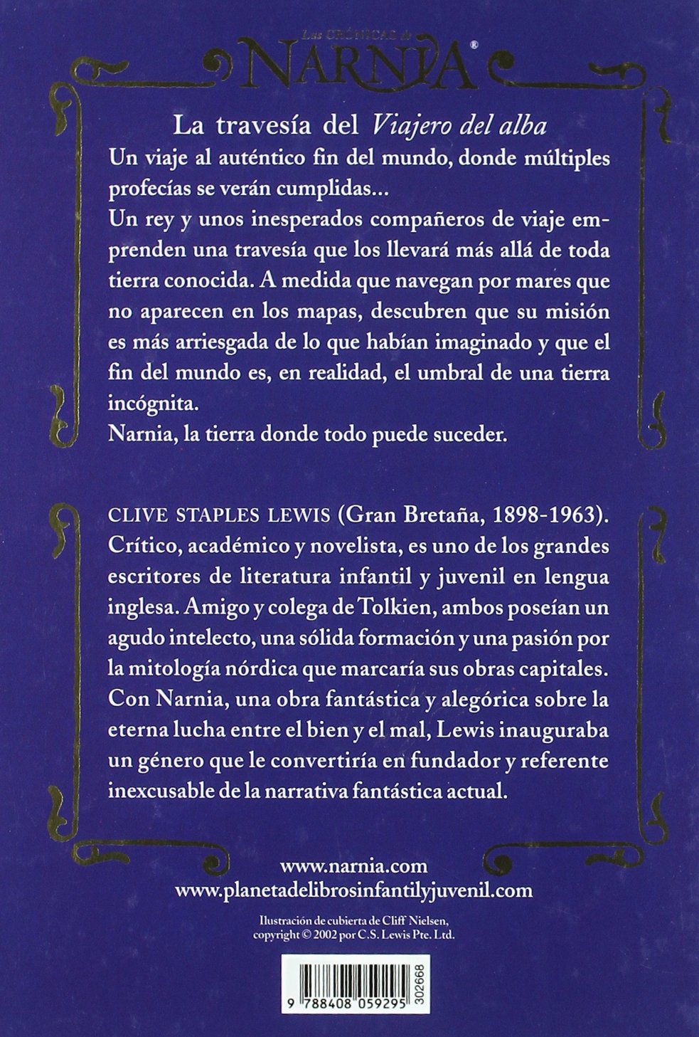 La Travesia Del Viajero Del Alba The Voyage Of The Dawn Treader Lewis C S Amazon Com Mx Libros