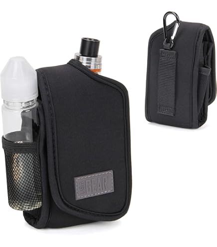 box mod case Custom Genuine Leather Vape Box Mod Case - Yes I will add in Notes / Black main image 0