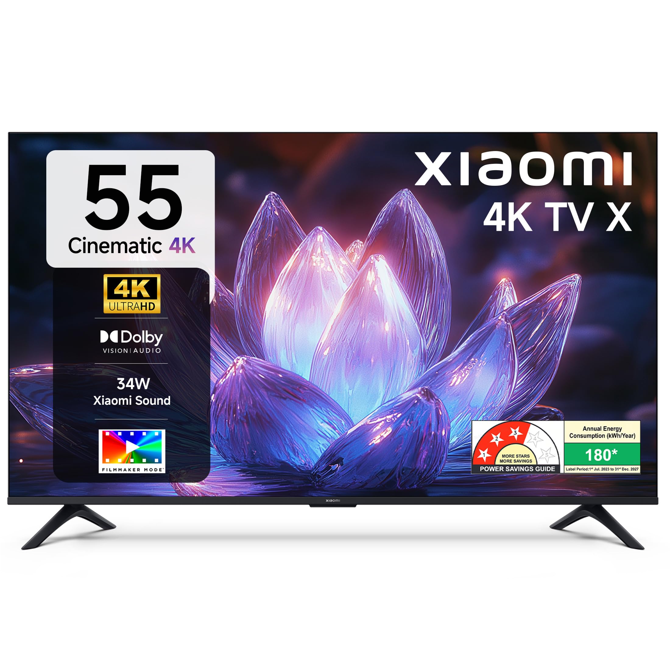 Xiaomi 138 cm (55 inch) X Ultra HD 4K Smart Google LED TV L55MB-AIN